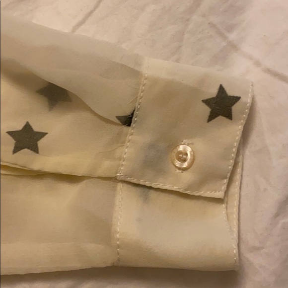 See through chiffon button up - Picture 6 of 6